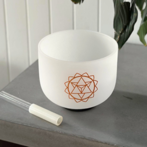 Earth Star Crystal Bowl For Sound Healing | Grounding Bowl