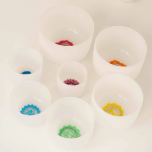 Light Castle Chakra Crystal Bowls Set