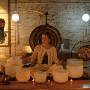 Large Crystal Singing Bowls Set | 432 Hz