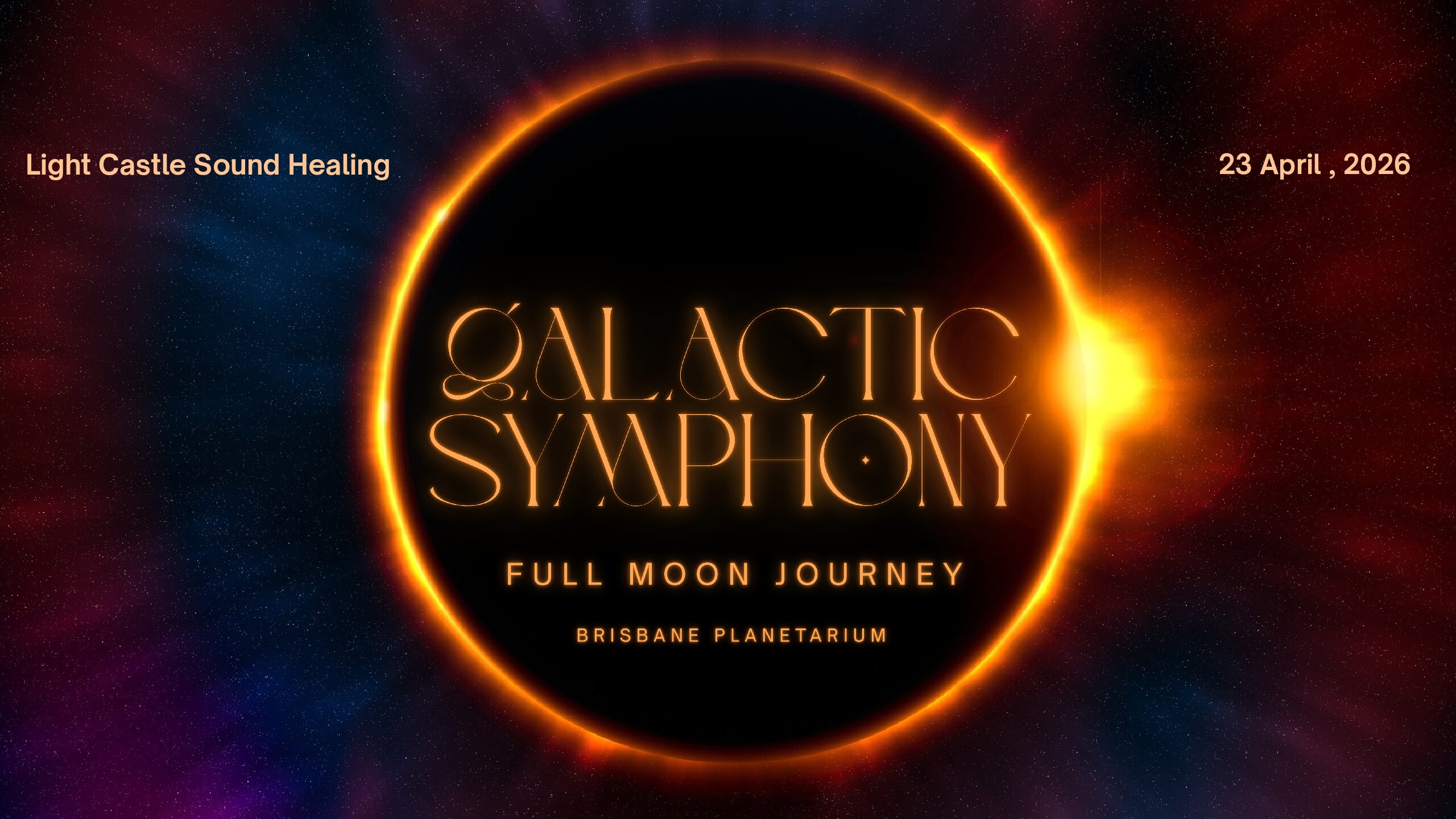 Galactic Symphony – Sound Bath in Brisbane Planetarium