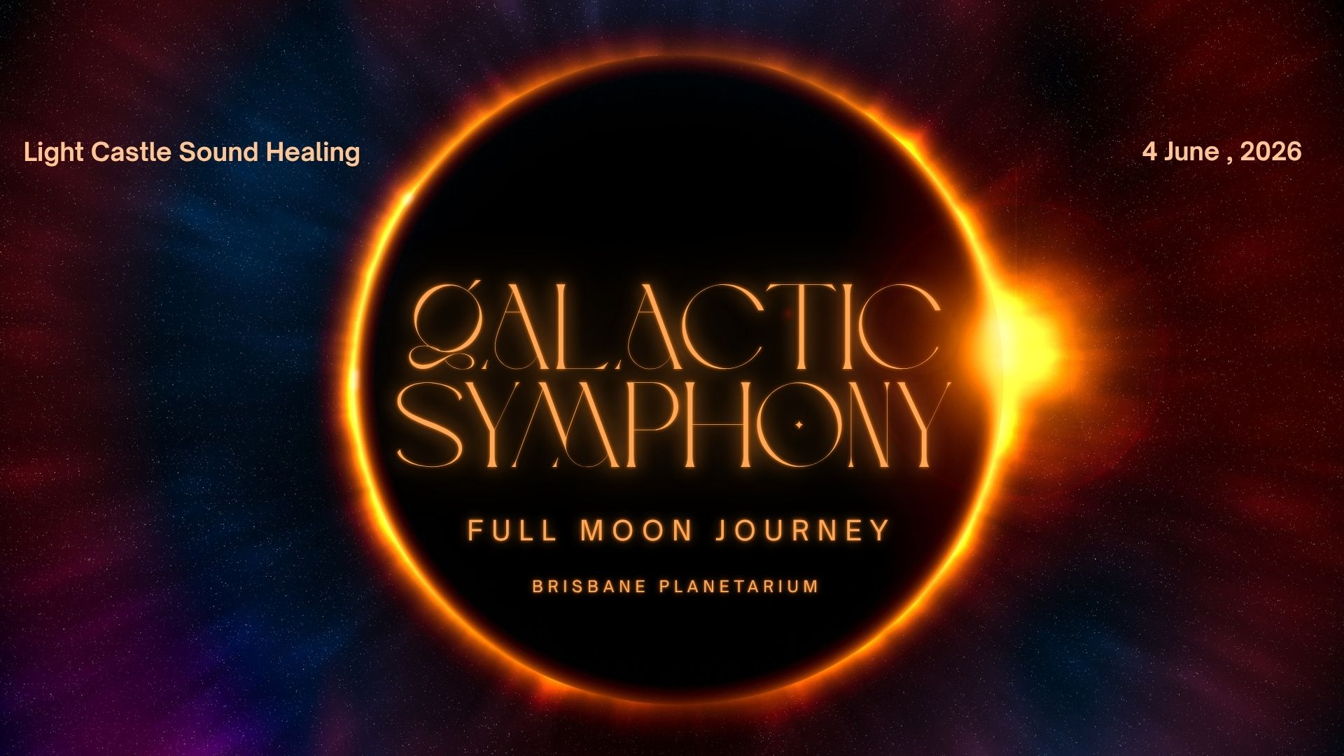Galactic Symphony – Sound Bath in Brisbane Planetarium | 7.30PM