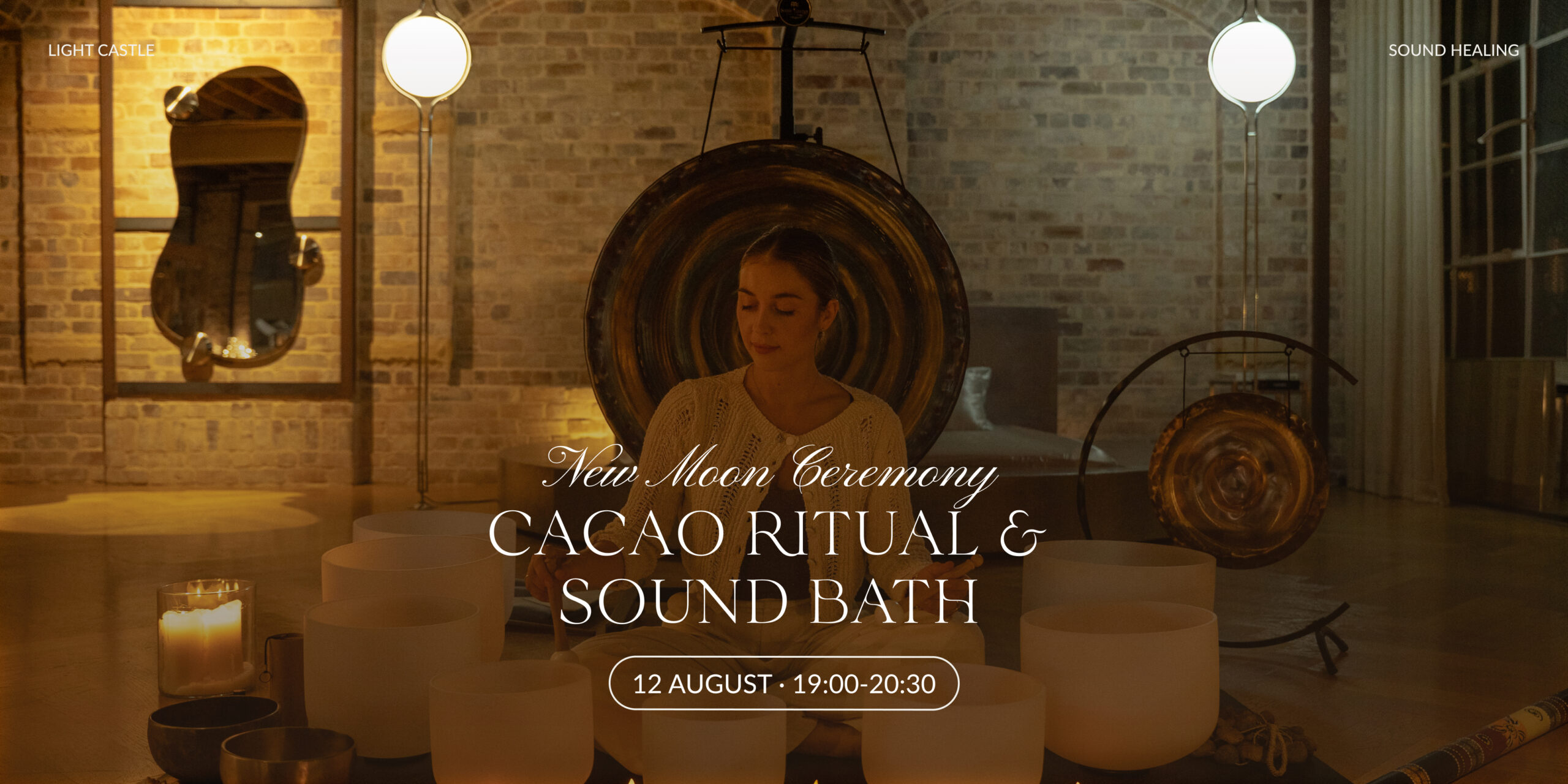 New Moon Ceremony | Cacao Ritual & Sound Bath