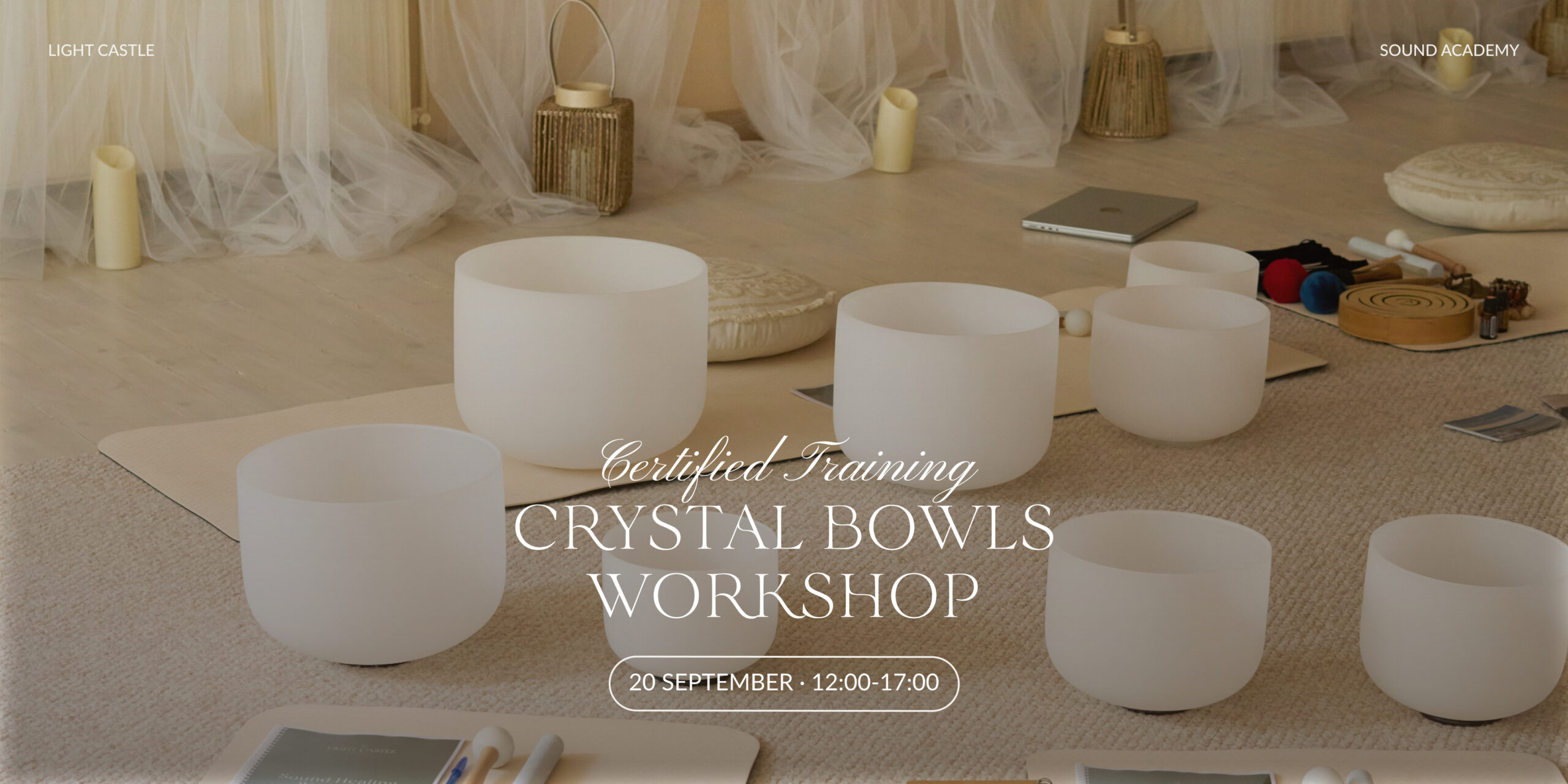 Crystal Bowls Workshop | SYDNEY